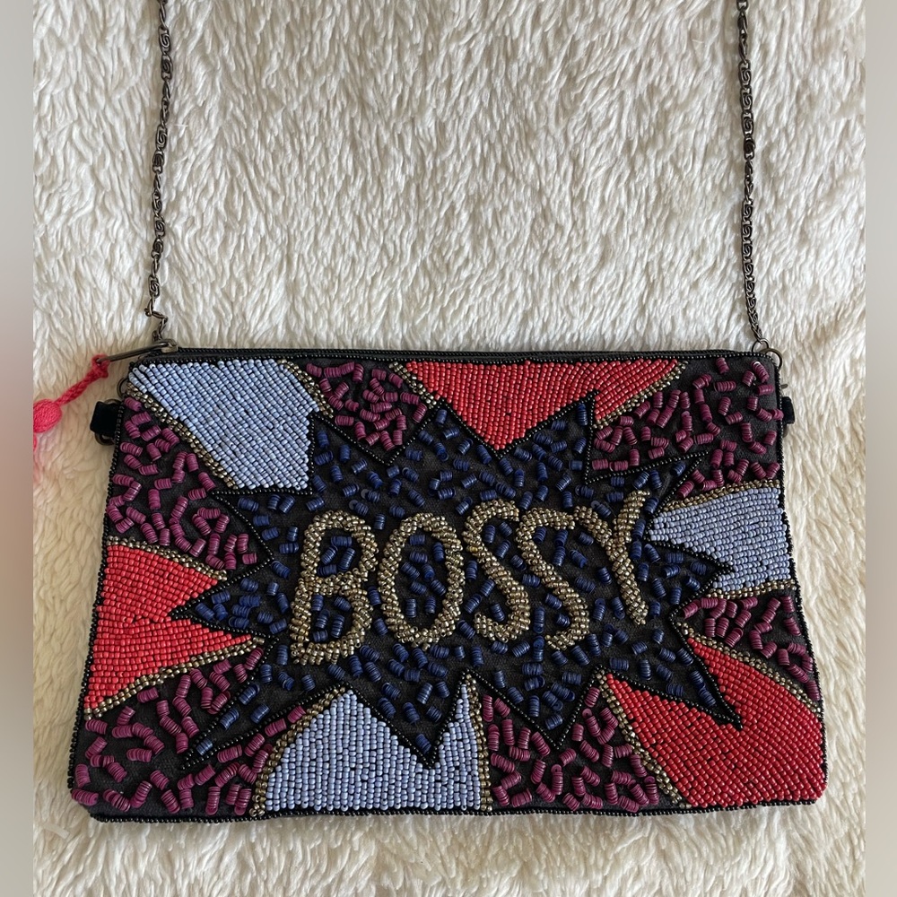 Beaded Crossbody & Clutch Bag ❤️